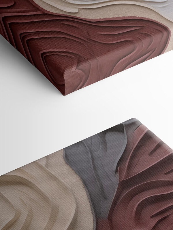Flowing patterns in soft hues Flowing patterns in soft hues