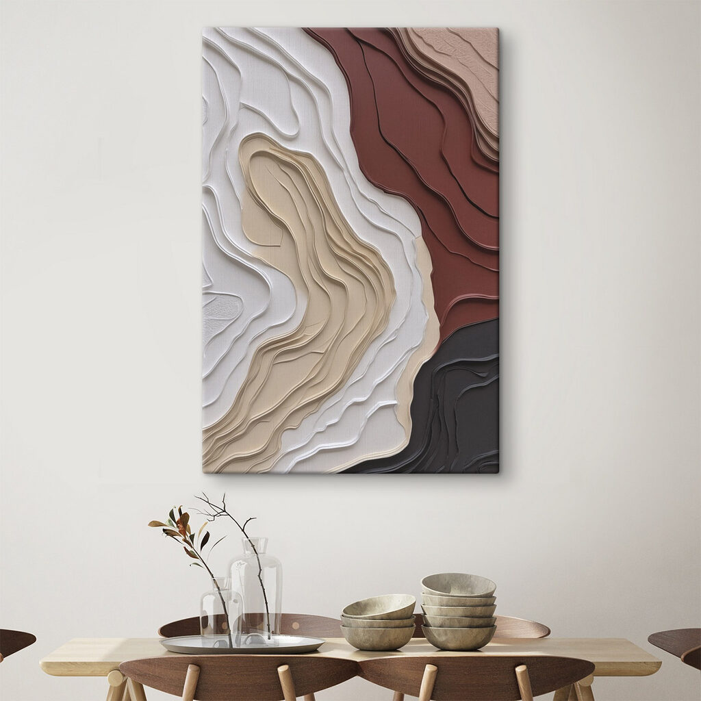 Artistic layers in warm, soft colors Artistic layers in warm, soft colors