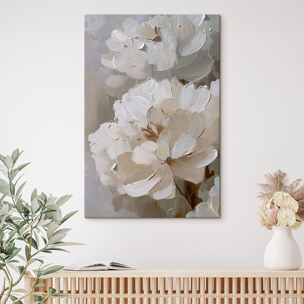 Delicate blooms in soft hues