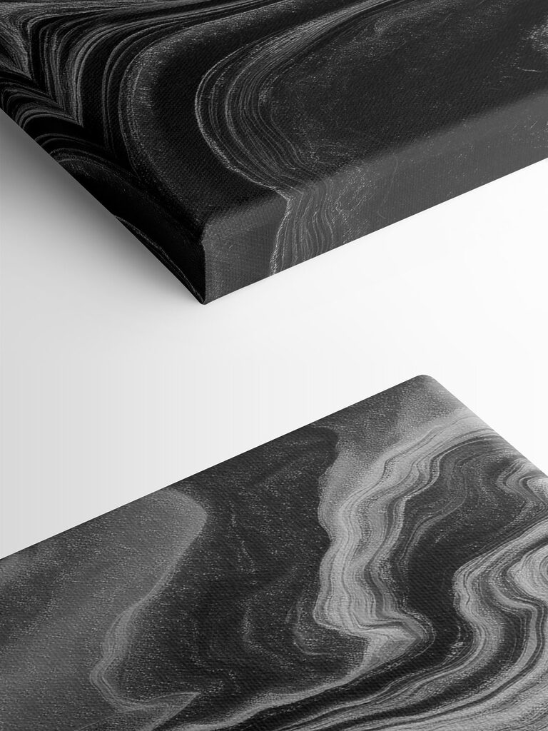 Black and white swirly pattern Black and white swirly pattern