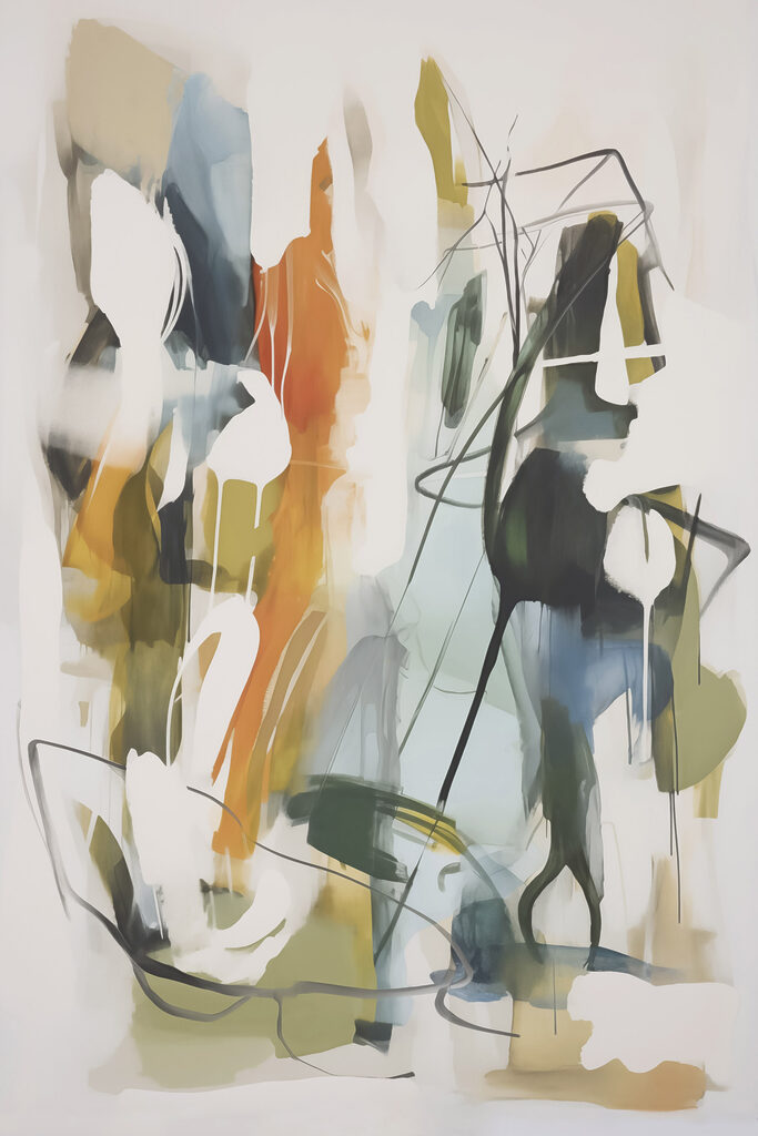 Painting of various colors