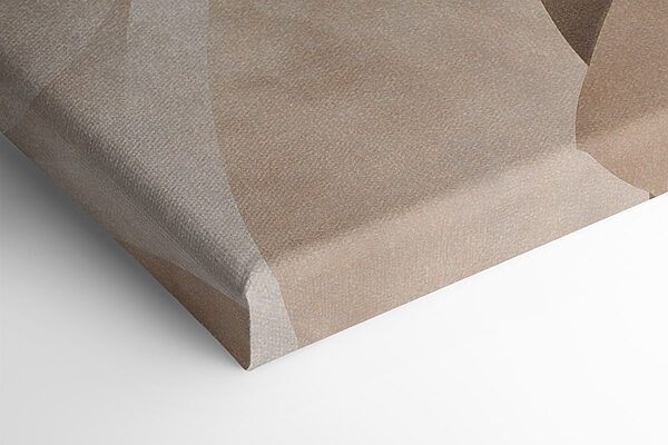Fluid shapes in warm tones