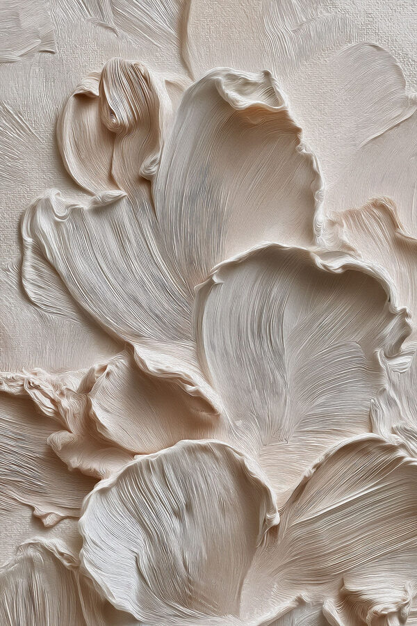 Delicate petals in soft, creamy tones Delicate petals in soft, creamy tones