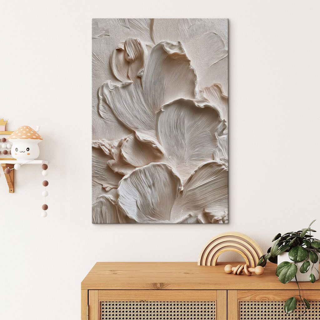 Delicate petals in soft, creamy tones Delicate petals in soft, creamy tones