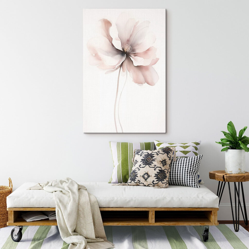 Delicate bloom in soft hues