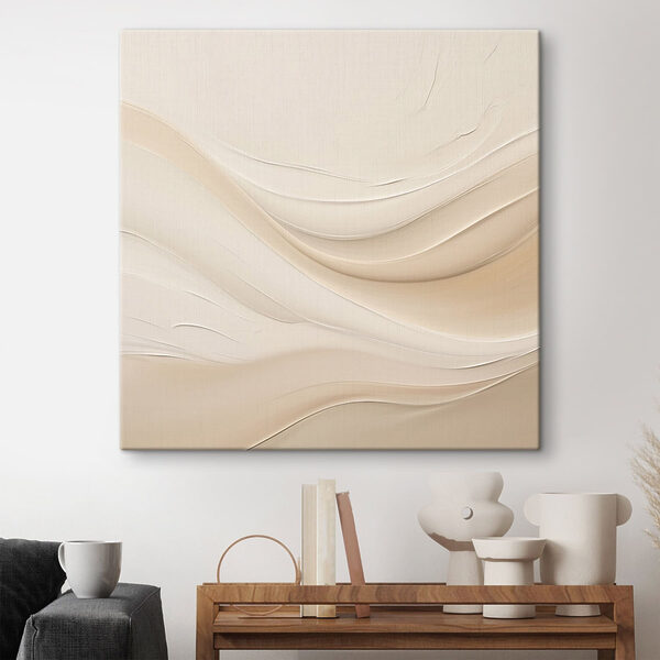 White and tan wavy lines White and tan wavy lines
