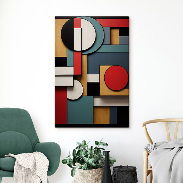 Wandbilder Farbenfrohes geometrisches Design (Artikelnummer: s47875) Wandbilder Wandbilder Farbenfrohes geometrisches Design (Artikelnummer: s47875)
