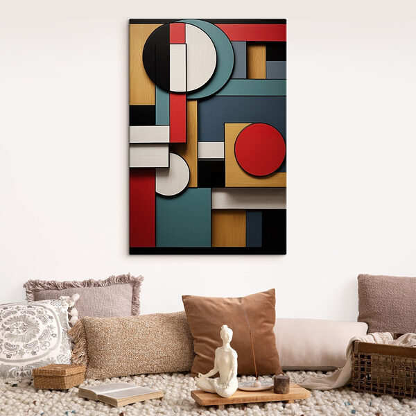 Colorful geometrical design Colorful geometrical design