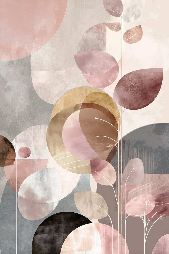 Soft hues in a modern design