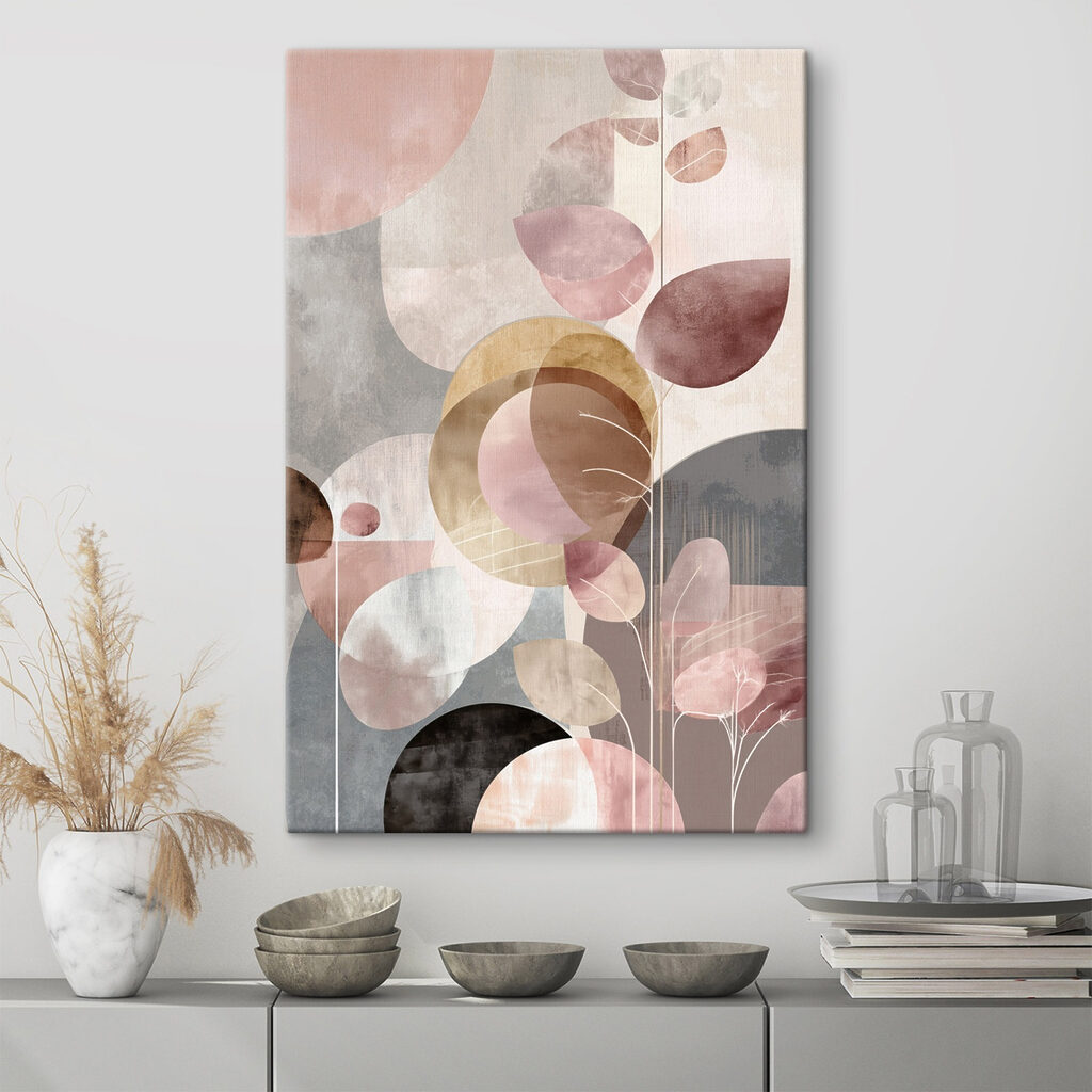 Soft hues in a modern design