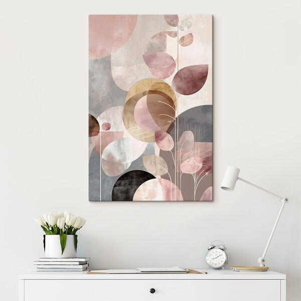 Soft hues in a modern design