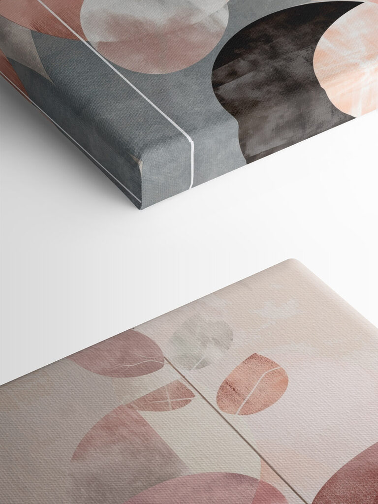 Soft hues in a modern design