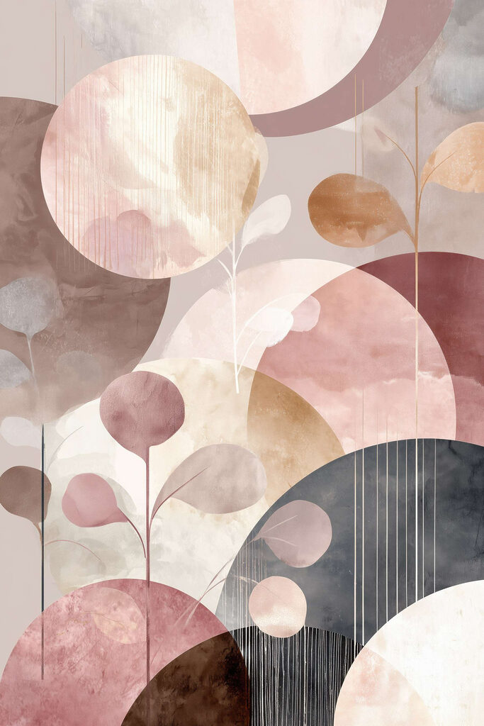 Soft colors and gentle curves blend