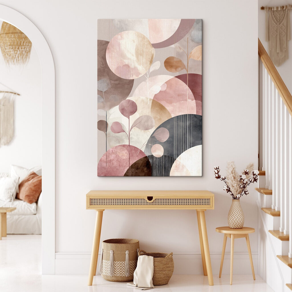 Soft colors and gentle curves blend
