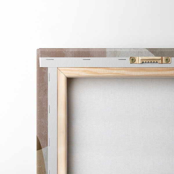 - Abstract shapes in soft earth tones - Abstract shapes in soft earth tones