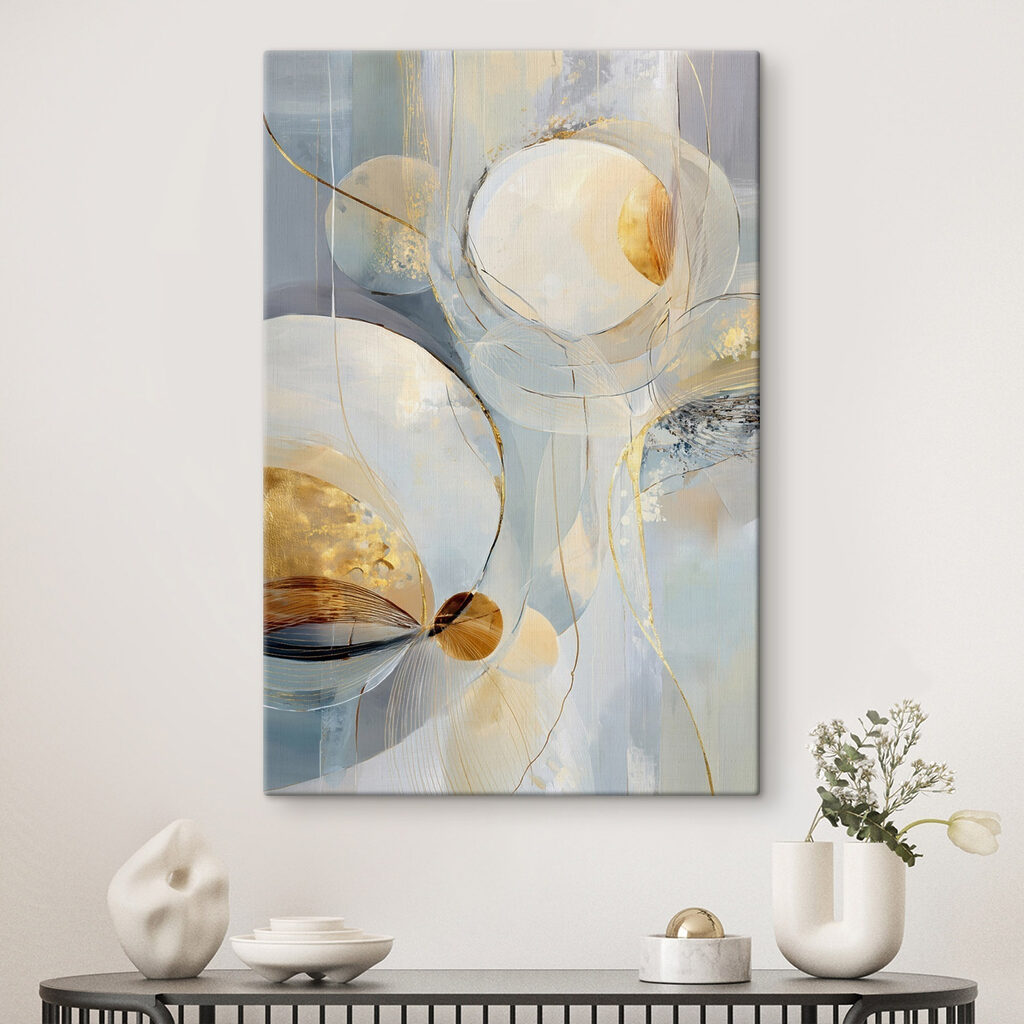 Painting of circles and lines Painting of circles and lines