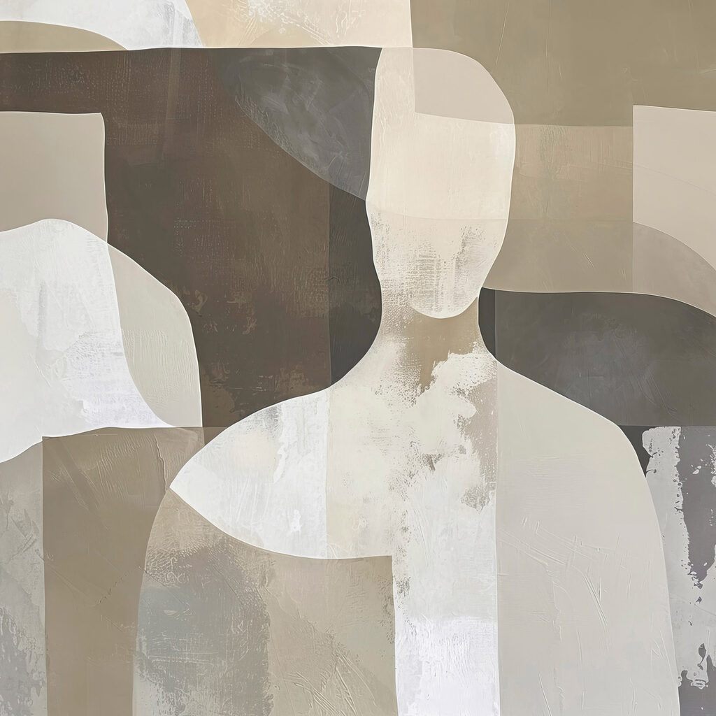 Painting of a person's body
