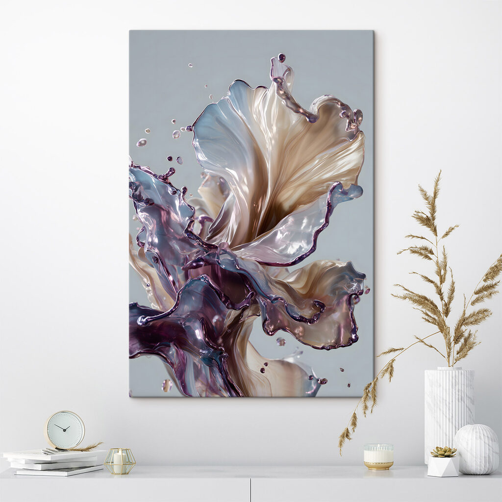 Flowing colors in harmonious motion
