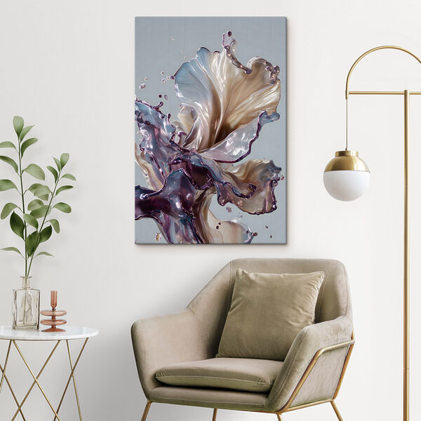 Flowing colors in harmonious motion