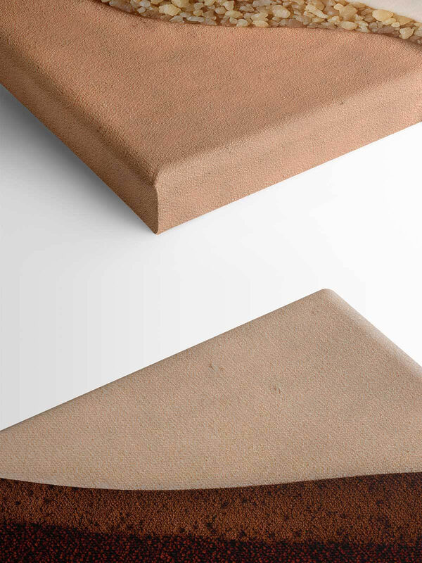- Layers of rich coffee textures