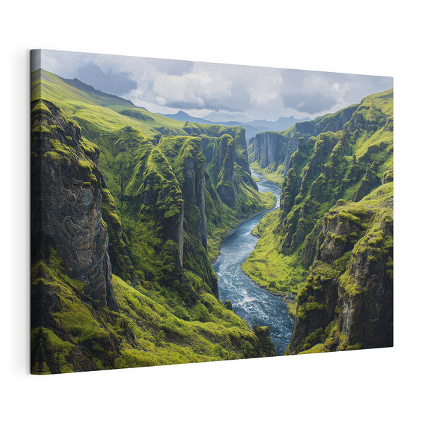 Wandbilder Ein Fluss, der durch ein Tal fließt (Artikelnummer: s49662) Wandbilder Wandbilder Ein Fluss, der durch ein Tal fließt (Artikelnummer: s49662)