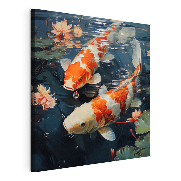 Wandbilder Zwei Fische, die im Wasser schwimmen