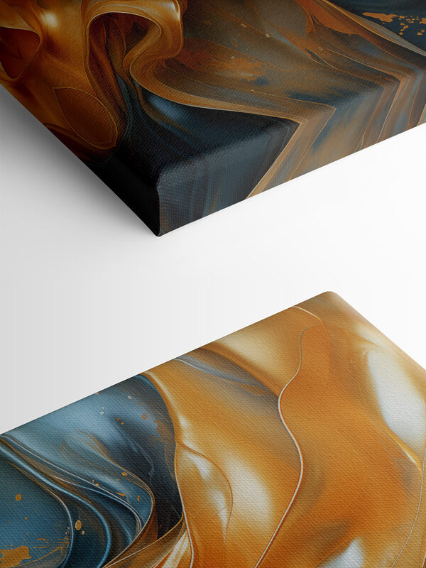 Flowing waves of vibrant colors