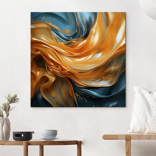 Flowing waves of vibrant colors