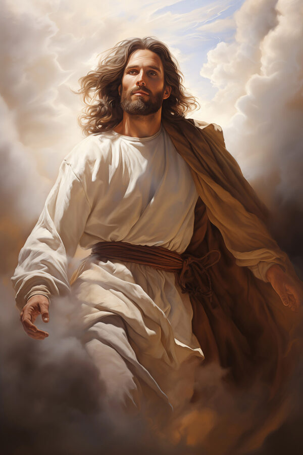 Painting of a man in a robe