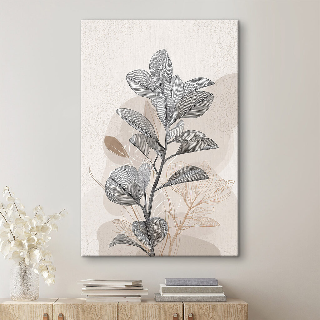 Plant with black and white leaves