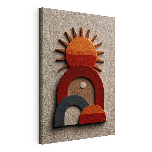 Wandbilder Wandbilder Sonne und ein Regenbogen (Artikelnummer: s49645)