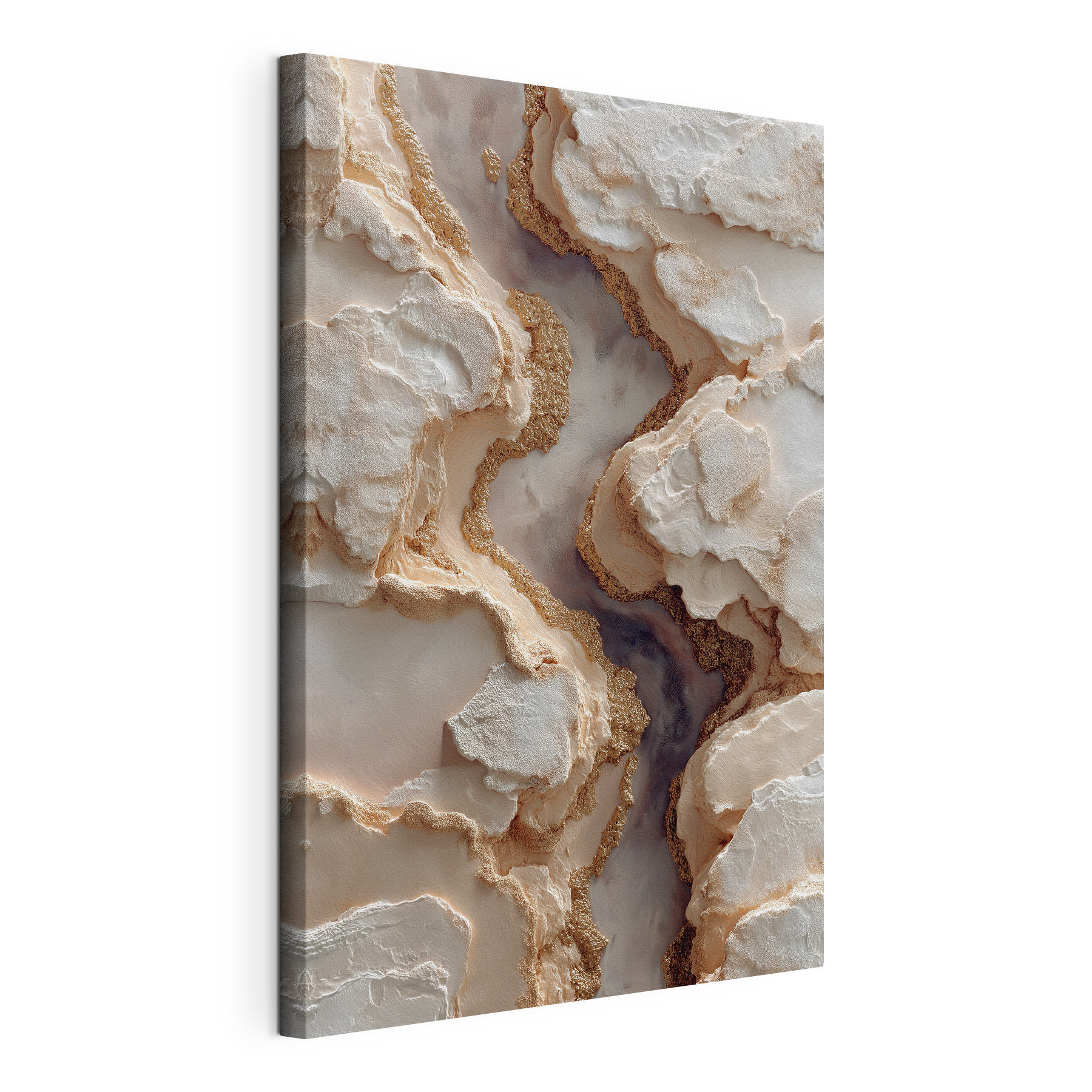 - Natural patterns in sandy terrain - Natural patterns in sandy terrain