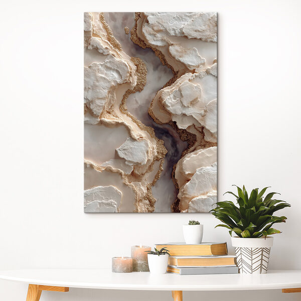 - Natural patterns in sandy terrain - Natural patterns in sandy terrain