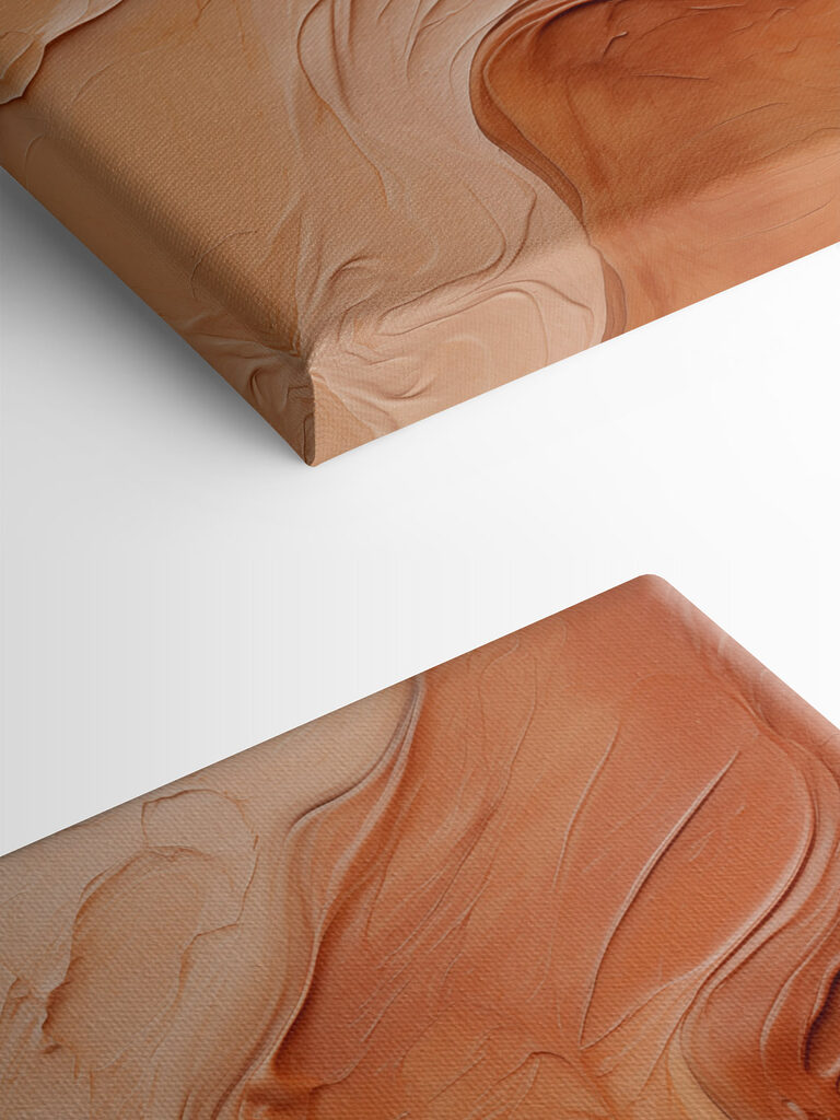 Flowing colors in warm tones Flowing colors in warm tones