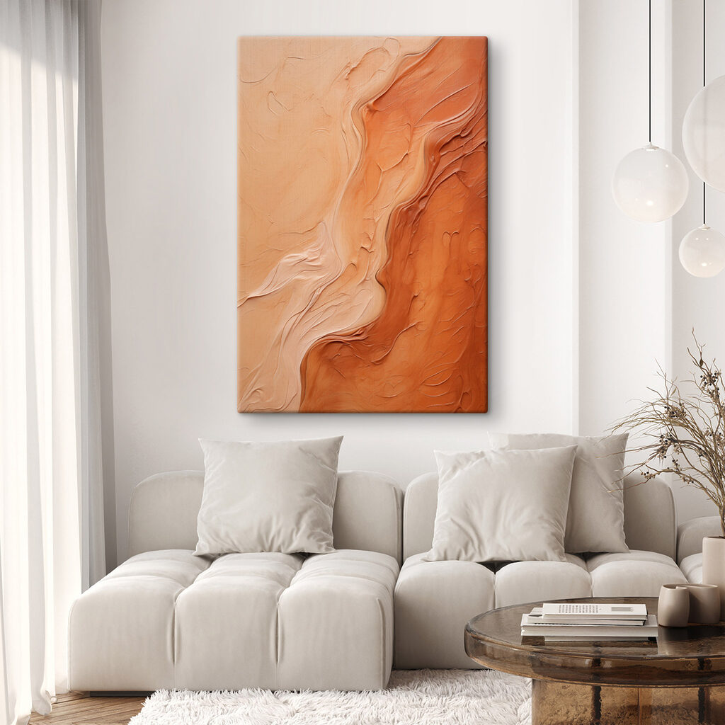 Flowing colors in warm tones Flowing colors in warm tones