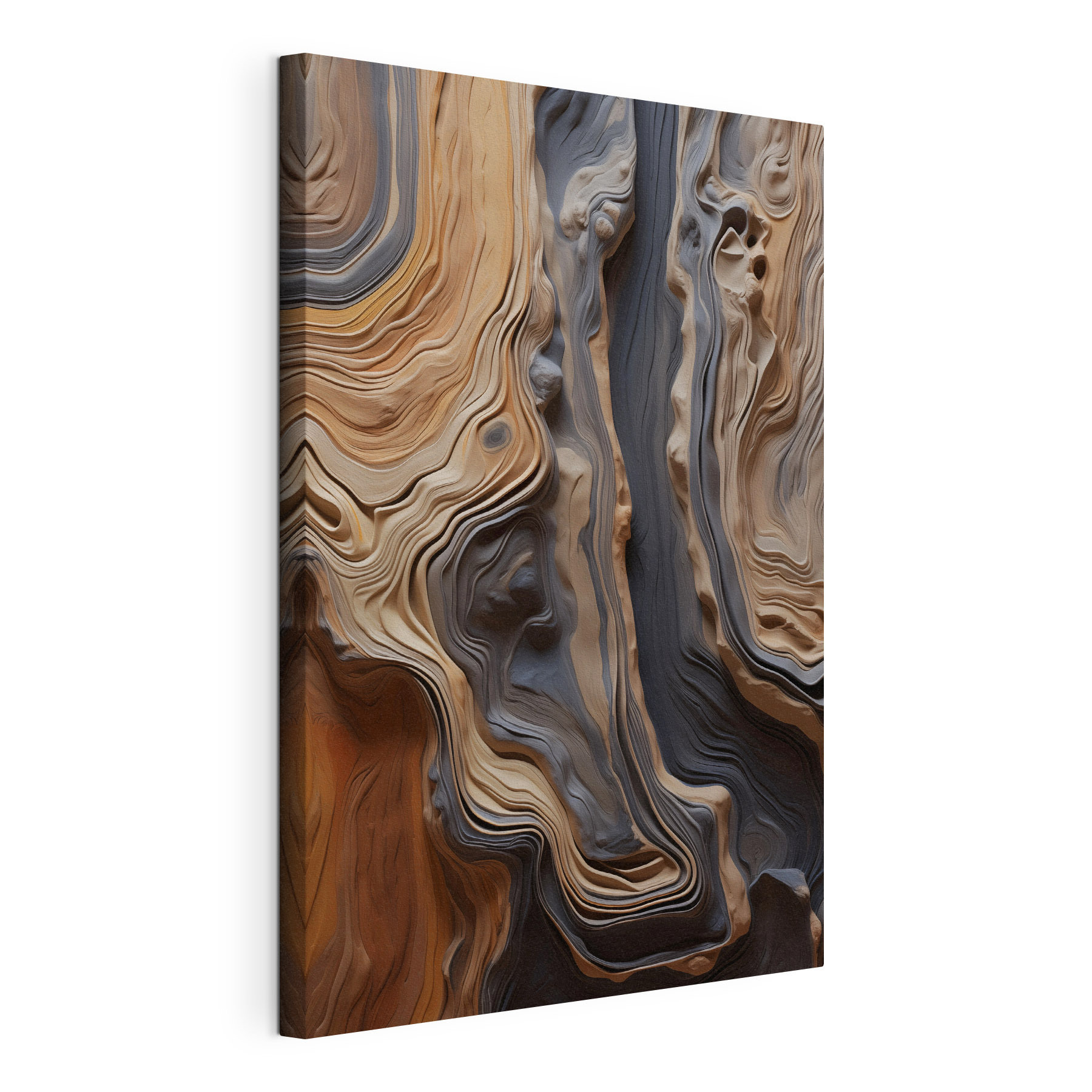 Flowing patterns of earthy tones Flowing patterns of earthy tones