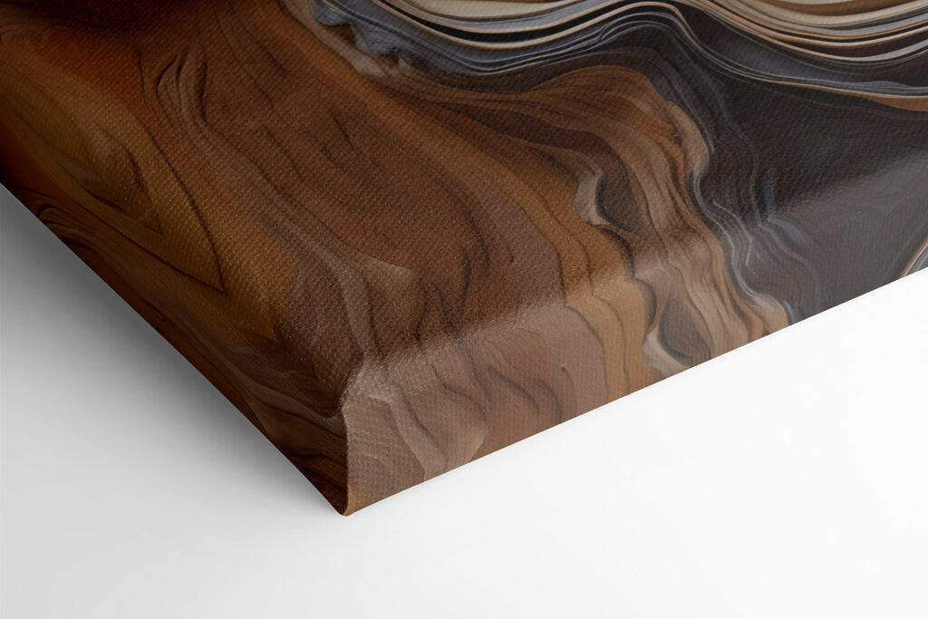 Flowing patterns of earthy tones Flowing patterns of earthy tones