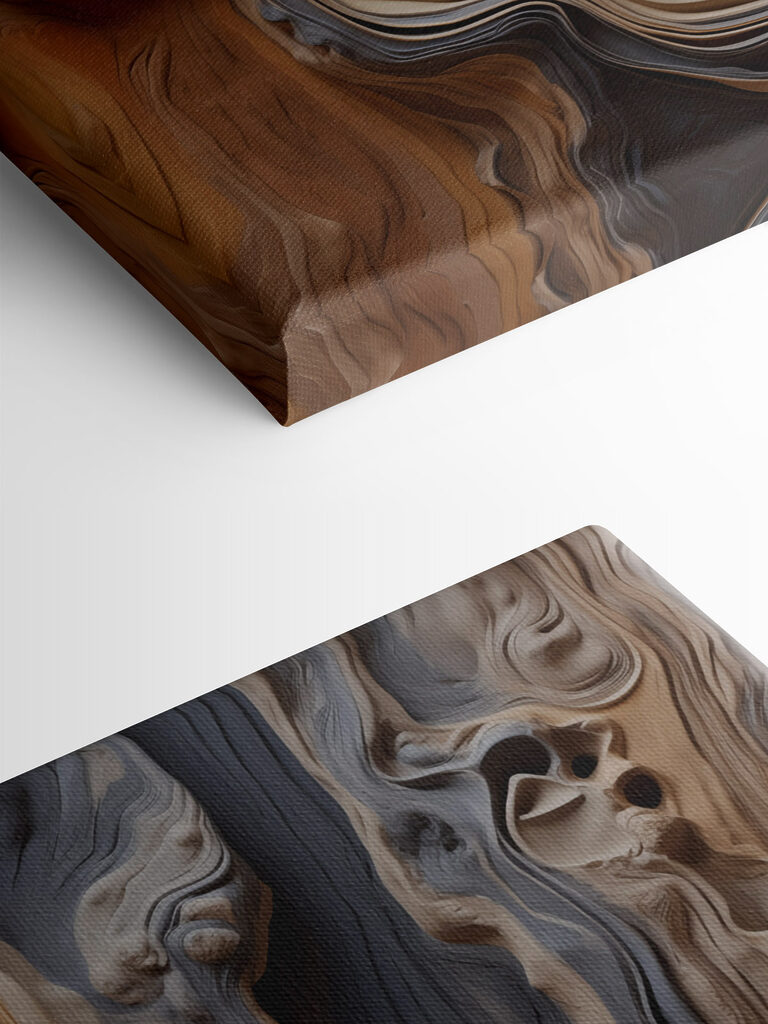 Flowing patterns of earthy tones Flowing patterns of earthy tones