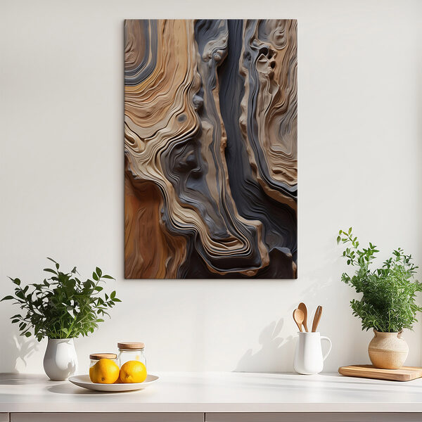 Flowing patterns of earthy tones Flowing patterns of earthy tones