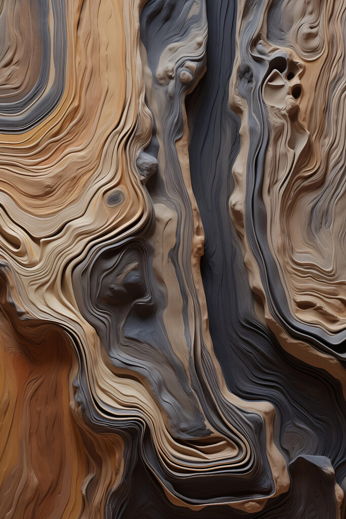 Flowing patterns of earthy tones Flowing patterns of earthy tones