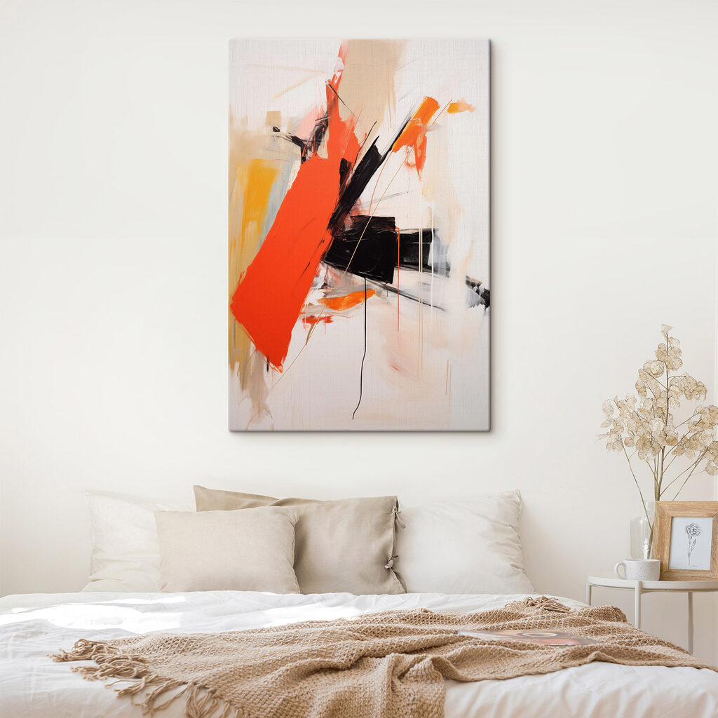 Painting of a colorful painting