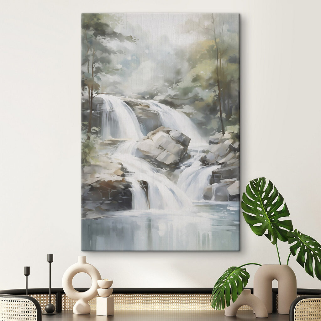 Waterfall in a forest