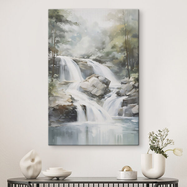 Wasserfall im Wald Wandbilder Wasserfall im Wald