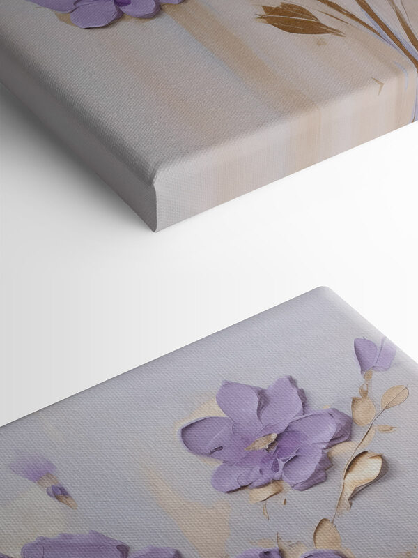 Painting of flowers on a wall Painting of flowers on a wall