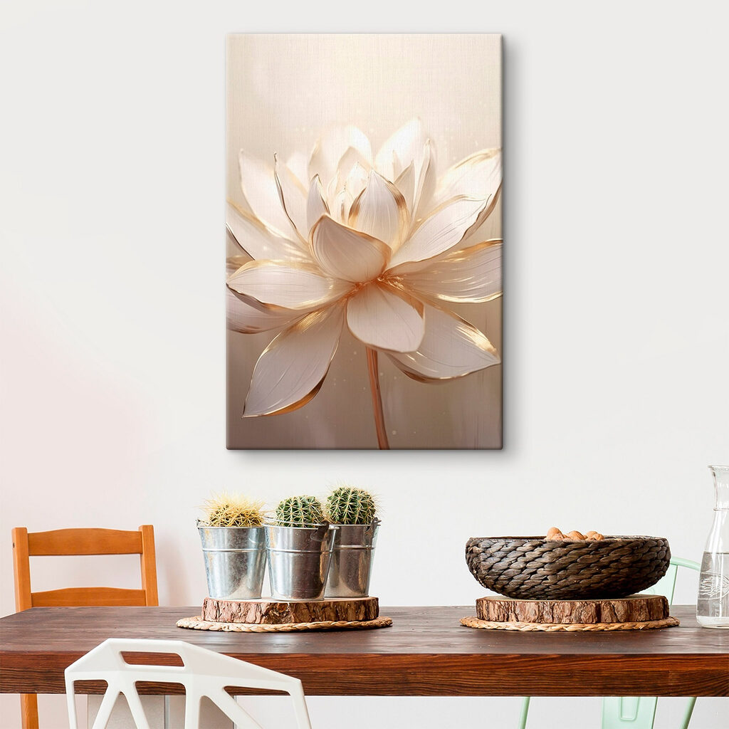 Elegant lotus in soft hues Elegant lotus in soft hues