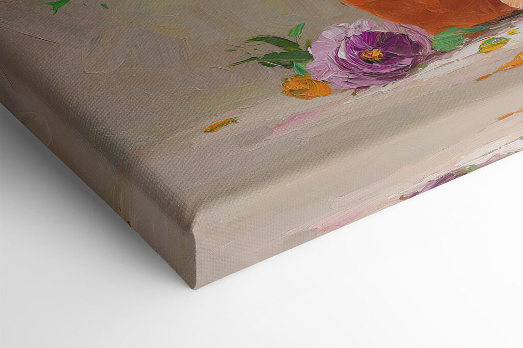 Painting of flowers in a vase Painting of flowers in a vase