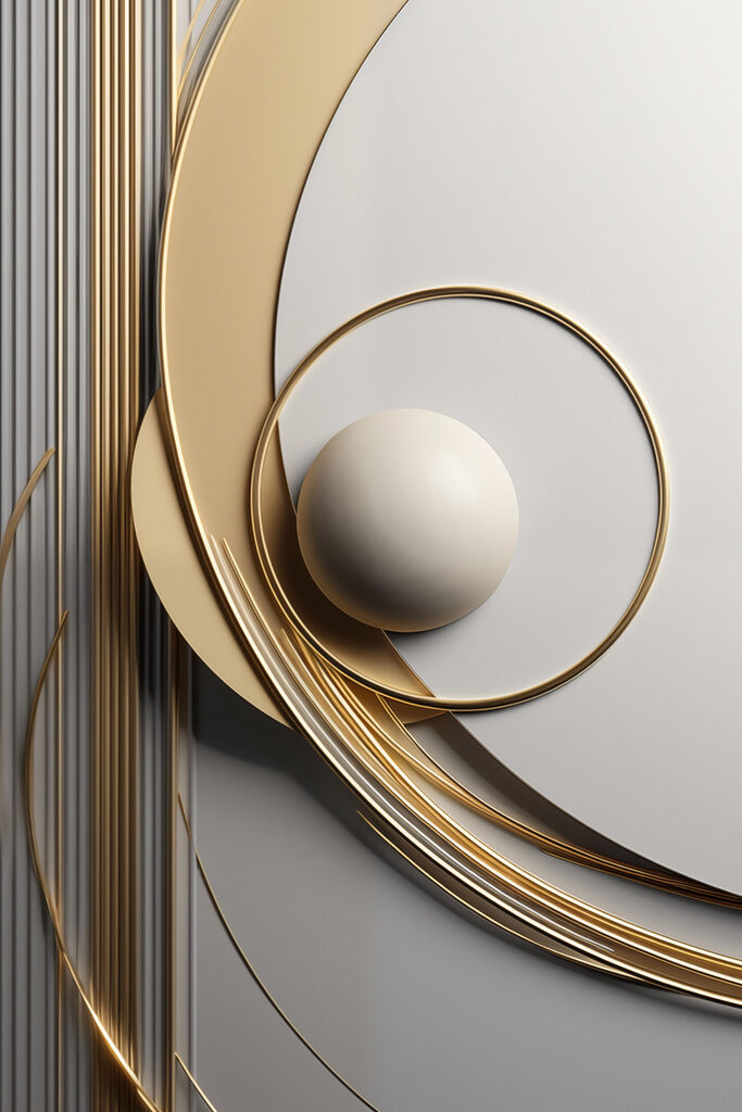 Elegant curves and shapes in harmony