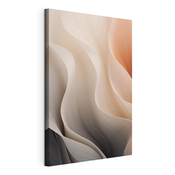 Wandbilder Wandbilder Sanfte Wellen aus Farbe und Form (Artikelnummer: s49493)