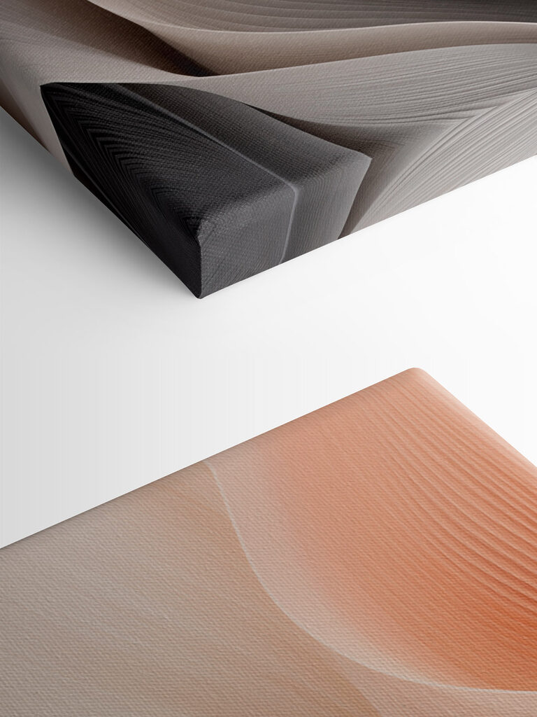 Soft waves of color and form Soft waves of color and form