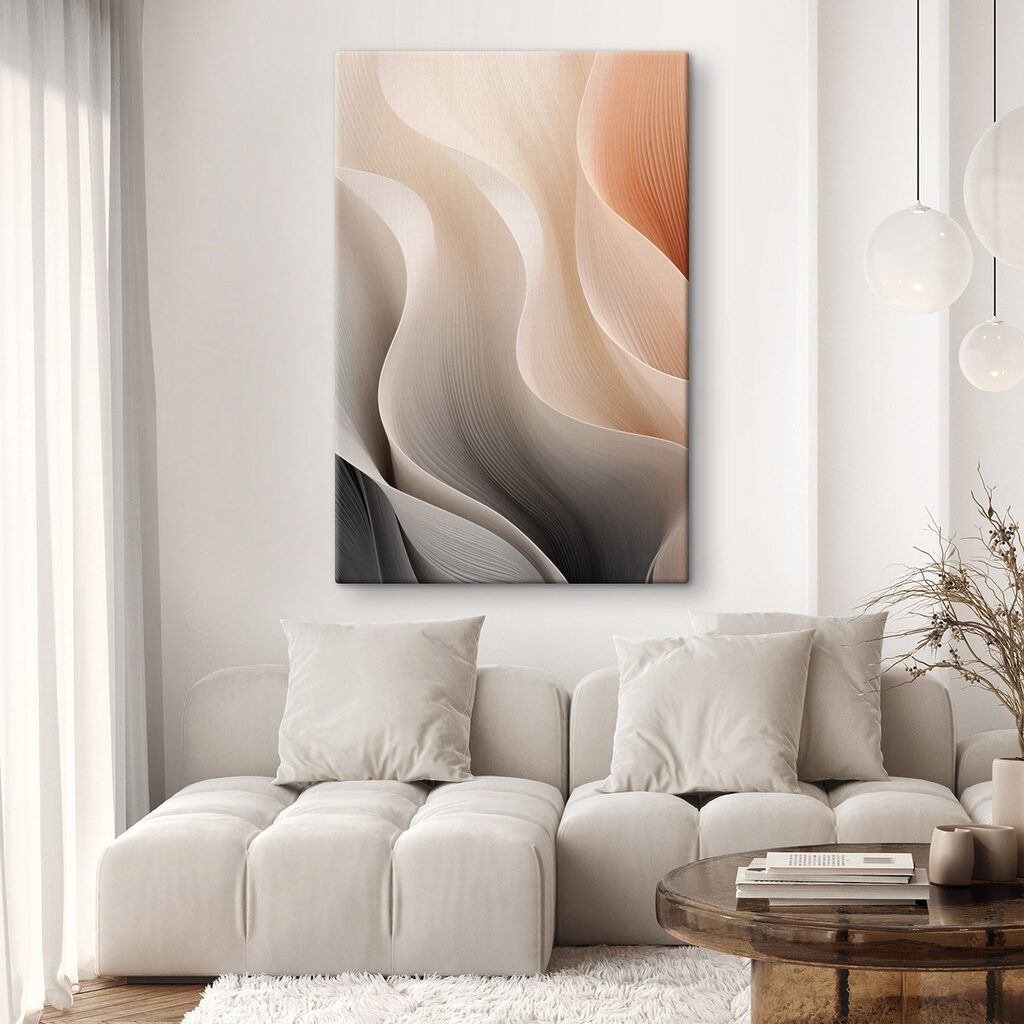 Soft waves of color and form Soft waves of color and form